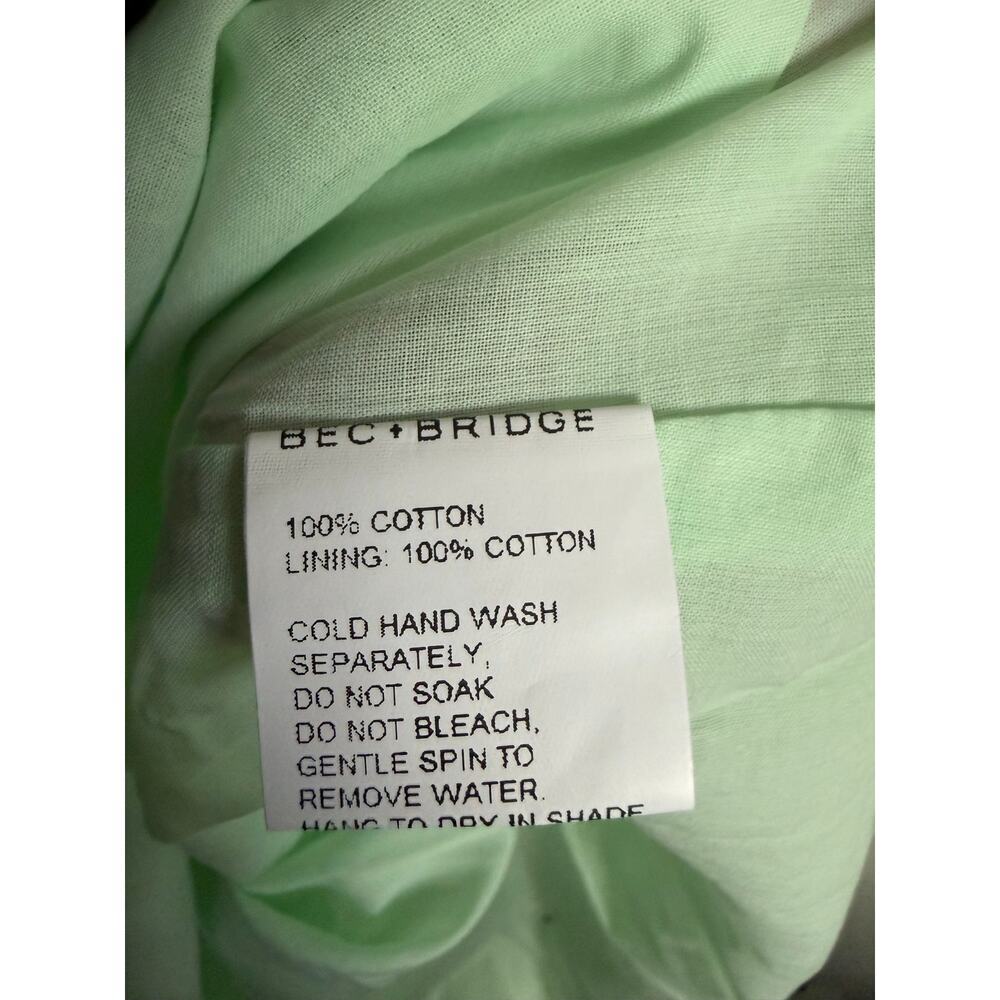 Bec & Bridge Haze Textured Floral Maxi Dress Mint Green Women's Size US 2 NWT - Picture 14 of 14